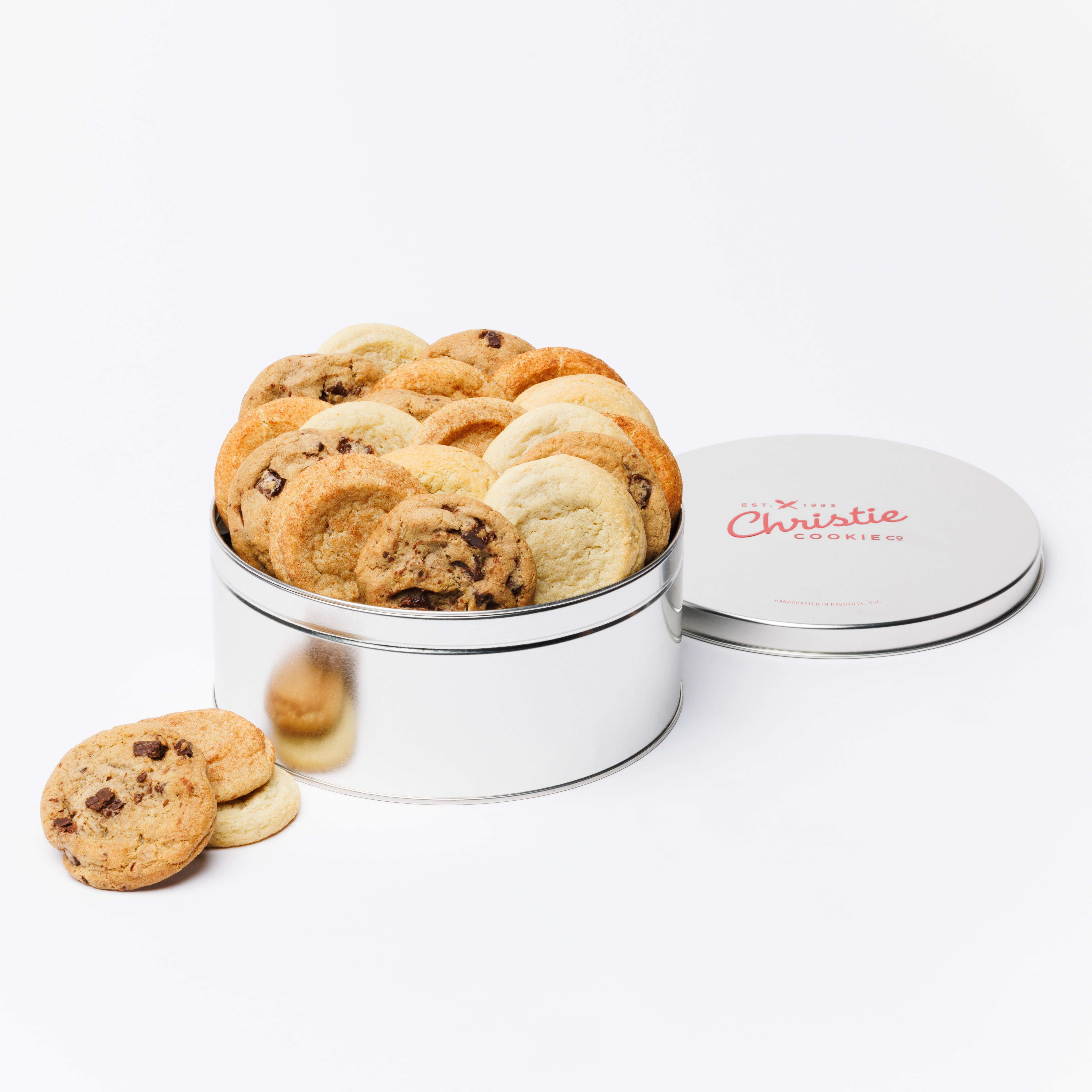 Nut Free Cookie T Tin 18 Cookies The Christie Cookie Co 4577